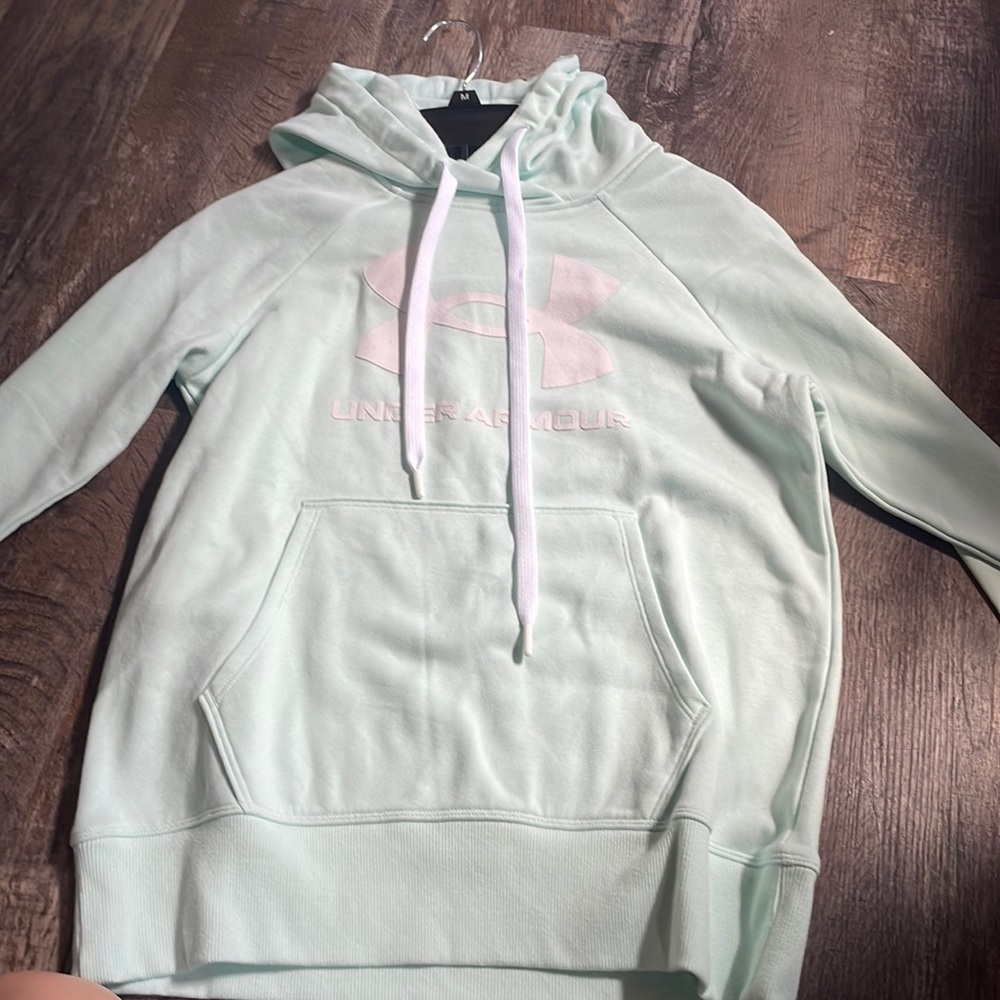 women’s teal under armour sweatshirt